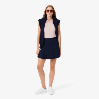 Polo sem mangas elástico Slim Fit L.12.D para mulher