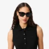 Polo sem mangas elástico Slim Fit L.12.D para mulher