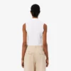 Polo sem mangas elástico Slim Fit L.12.D para mulher