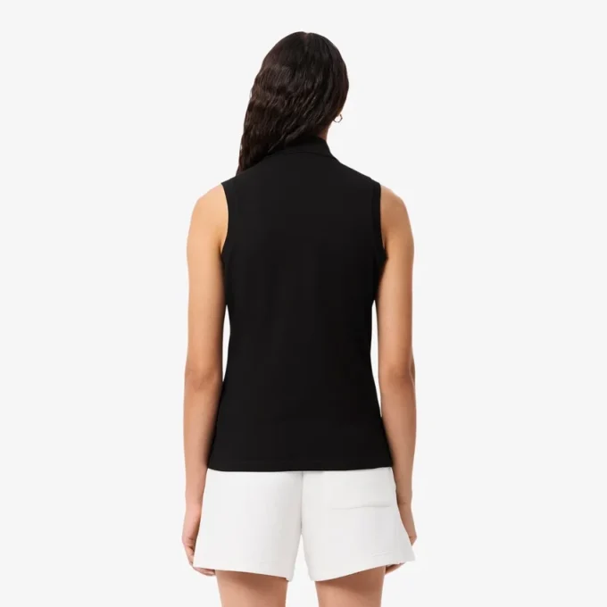 Polo sem mangas elástico Slim Fit L.12.D para mulher