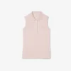 Polo sem mangas elástico Slim Fit L.12.D para mulher