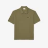 Polo unissexo de corte largo com emblema L.12.12 Piqua
