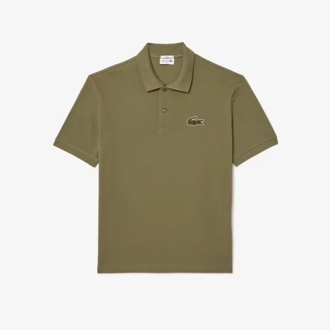 Polo unissexo de corte largo com emblema L.12.12 Piqua