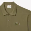 Polo unissexo de corte largo com emblema L.12.12 Piqua