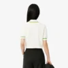 Polos de algodão elástico sem costuras 3D curtos para mulher