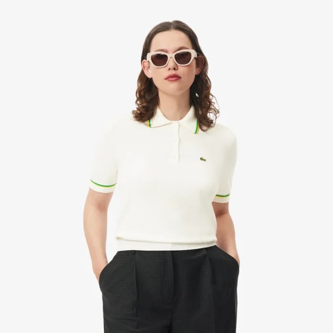 Polos de algodão elástico sem costuras 3D curtos para mulher