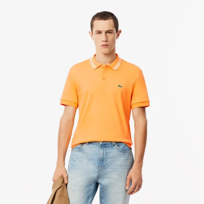 Polos de algodão Pima de corte regular para homem