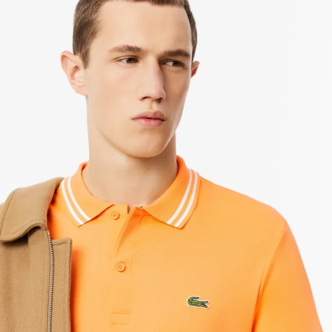 Polos de algodão Pima de corte regular para homem