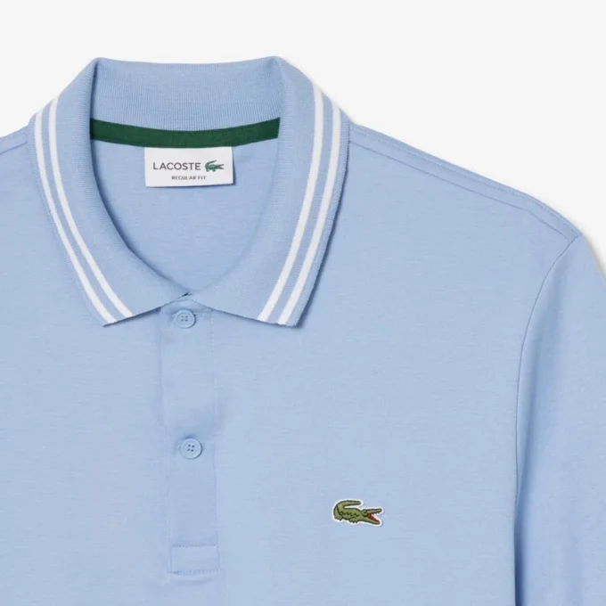 Polos de algodão Pima de corte regular para homem