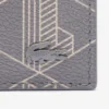 Porta-cartões em lona com estampado monograma The Blend