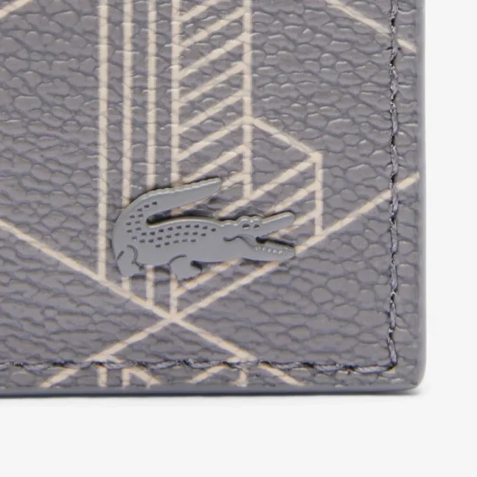 Porta-cartões em lona com estampado monograma The Blend