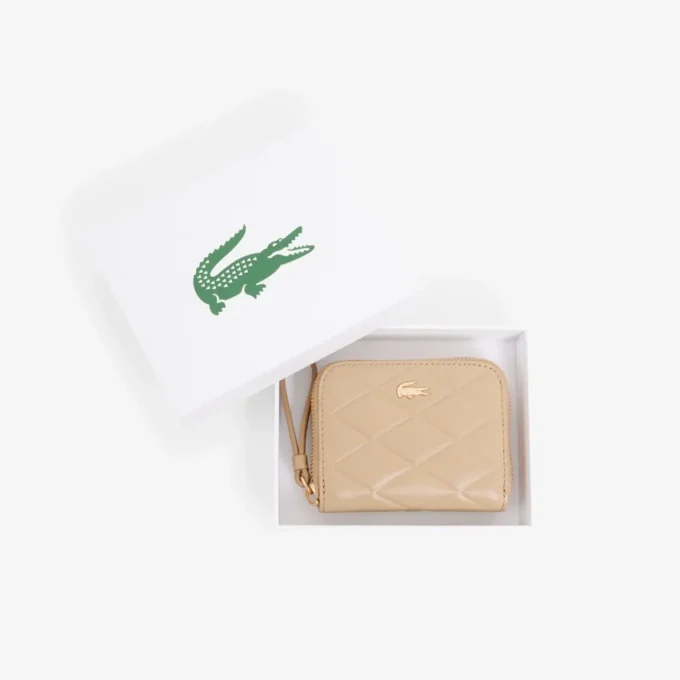 Porta-moedas pequeno em pele Crocodelle