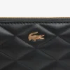 Porta-notas grande em pele Crocodelle