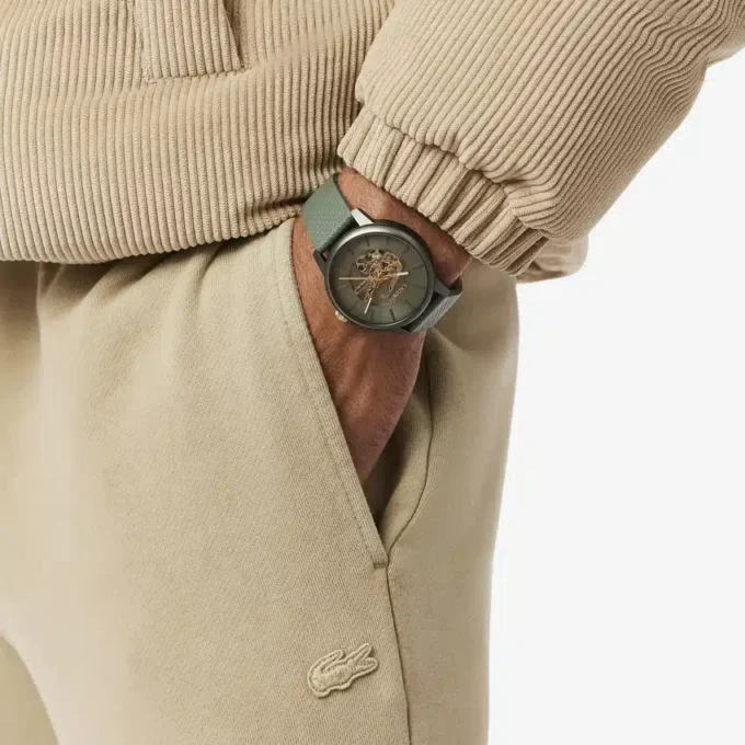 Relógio Lacoste.12.12 Automático em Couro