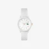 Relógio Lacoste.12.12 com bracelete em silicone branco