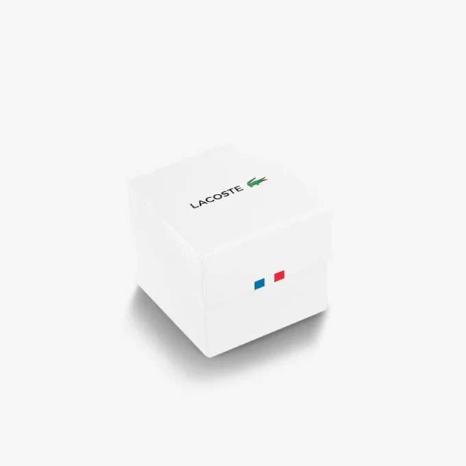 Relógio Lacoste.12.12 com bracelete em silicone branco