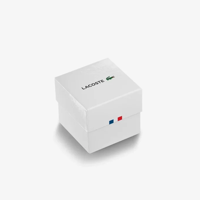 Relógio Lacoste.12.12 com bracelete em silicone branco