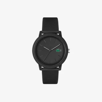 Relógio Lacoste.12.12 com bracelete em silicone preto