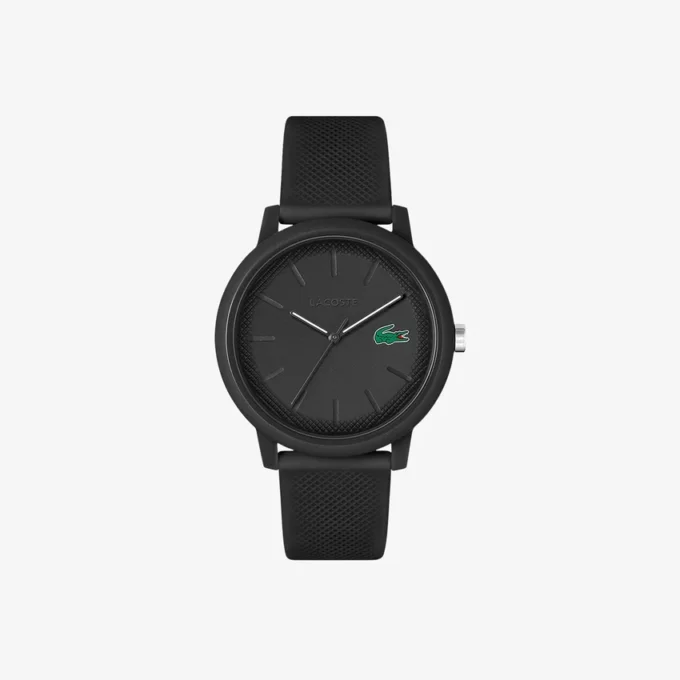 Relógio Lacoste.12.12 com bracelete em silicone preto