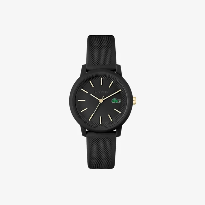 Relógio Lacoste.12.12 com bracelete em silicone preto