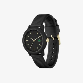 Relógio Lacoste.12.12 com bracelete em silicone preto