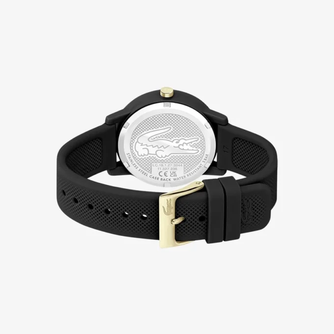 Relógio Lacoste.12.12 com bracelete em silicone preto