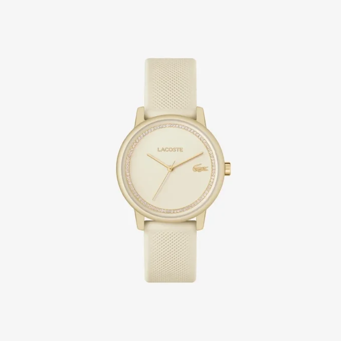 Relógio Lacoste.12.12 Go 3 Hands Champagne em silicone