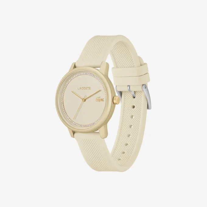 Relógio Lacoste.12.12 Go 3 Hands Champagne em silicone