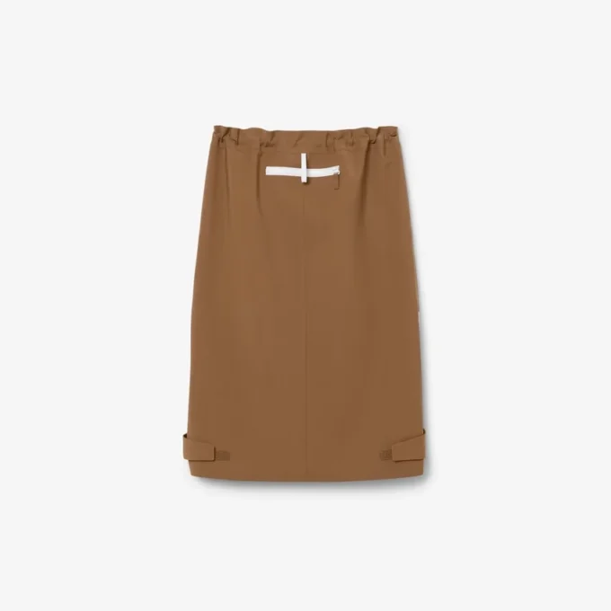 Saia cargo em mistura de lã Runway Blend