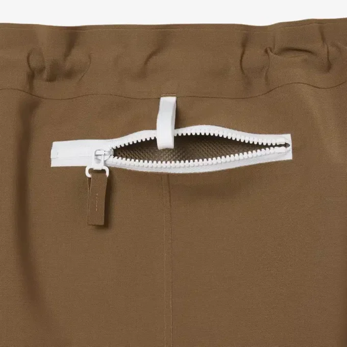 Saia cargo em mistura de lã Runway Blend
