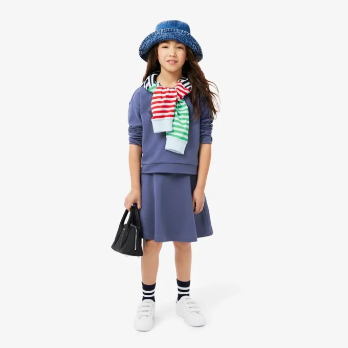 Saia infantil com cintura elástica