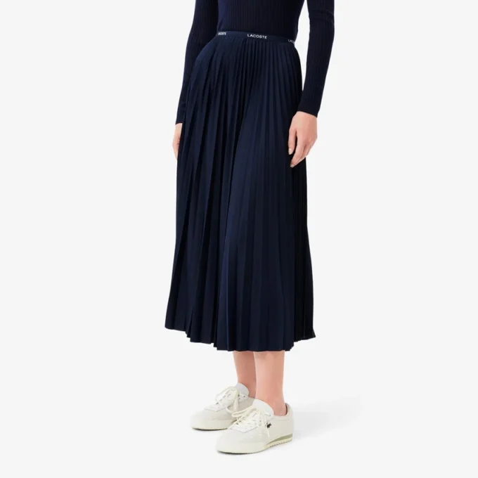 Saia Maxi Plissada para Mulher