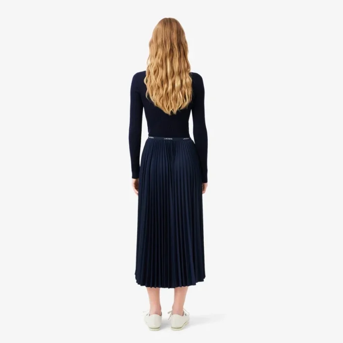 Saia Maxi Plissada para Mulher