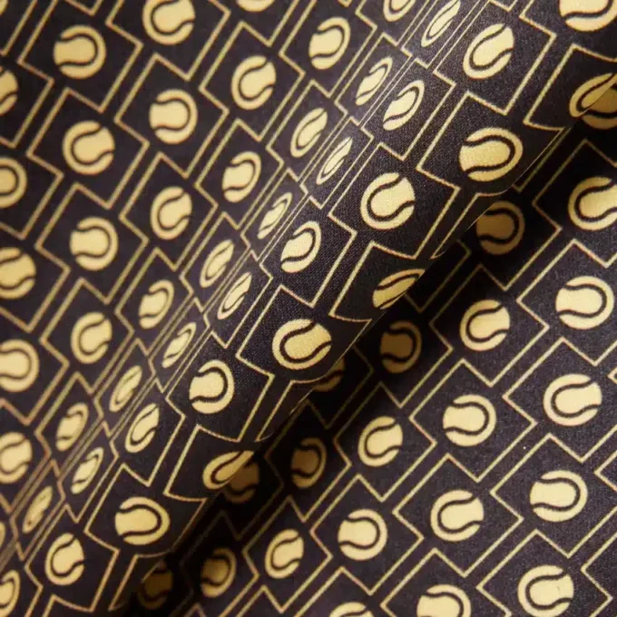 Saia midi plissada estampada