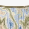 Saia plissada com estampado Topography para mulher