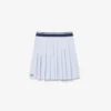 Saia plissada de algodão Oxford para meninas