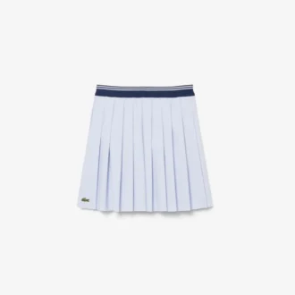 Saia plissada de algodão Oxford para meninas