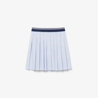 Saia plissada de algodão Oxford para meninas