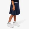 Saia plissada de algodão Oxford para meninas