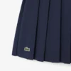 Saia plissada de algodão Oxford para meninas