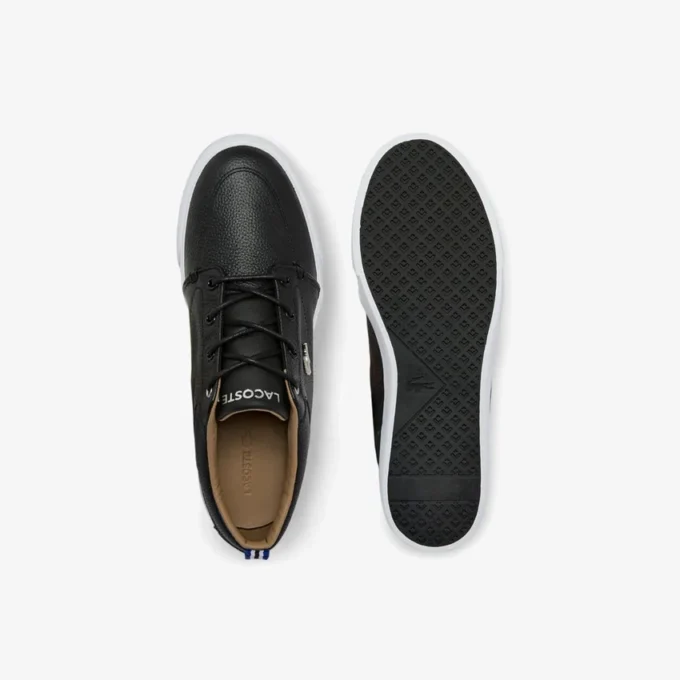 Sapatilhas Bayliss de couro com gola perfurada para homem