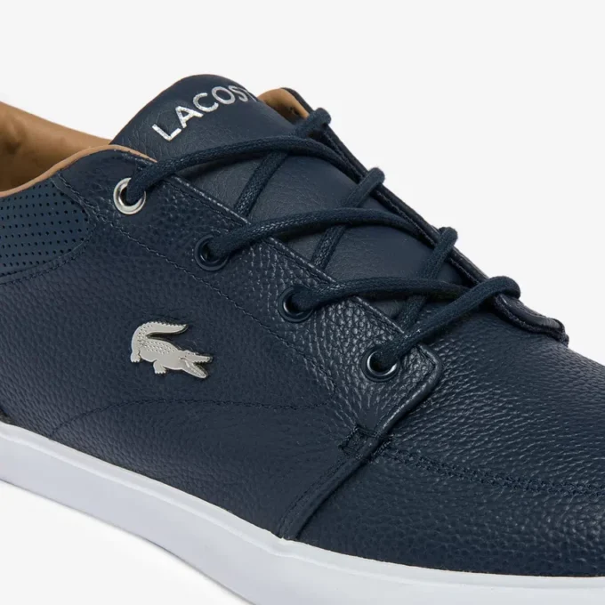 Sapatilhas Bayliss de couro com gola perfurada para homem