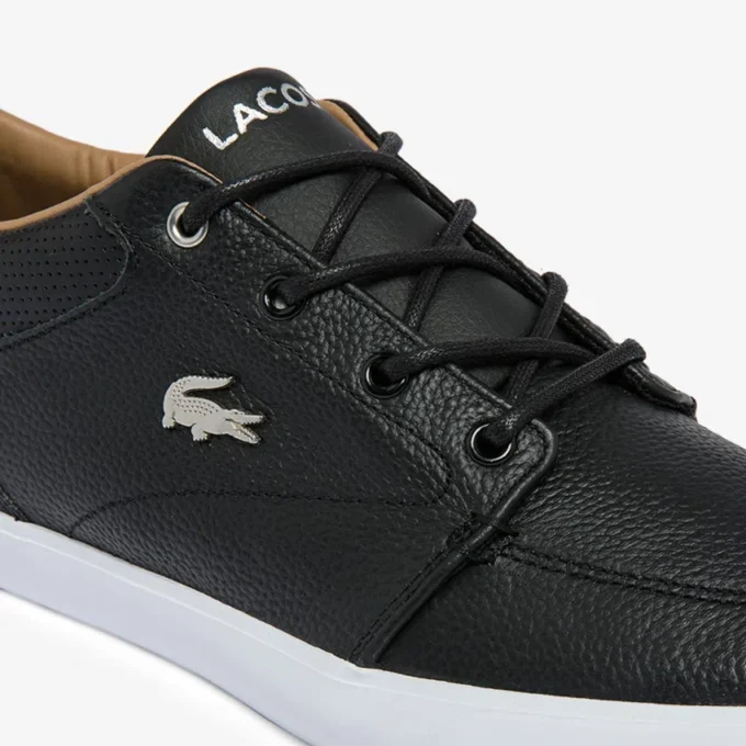 Sapatilhas Bayliss de couro com gola perfurada para homem