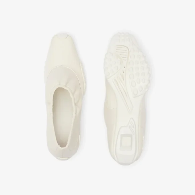 Sapatilhas de couro Runway para mulher
