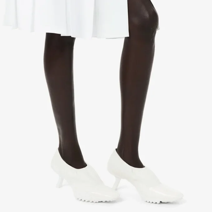 Sapatilhas de couro Runway para mulher