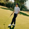 Sapatos de golfe em pele T-Clip Golf para homem