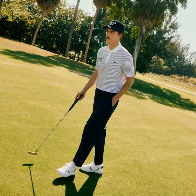 Sapatos de golfe em pele T-Clip Golf para homem