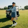 Sapatos de golfe em pele T-Clip Golf para mulher