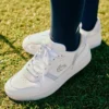 Sapatos de golfe em pele T-Clip Golf para mulher