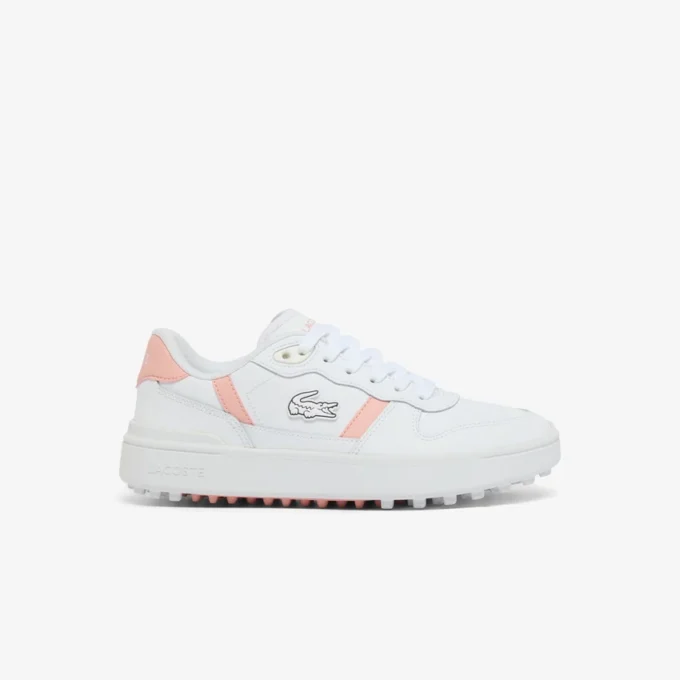 Sapatos de golfe em pele T-Clip para mulher